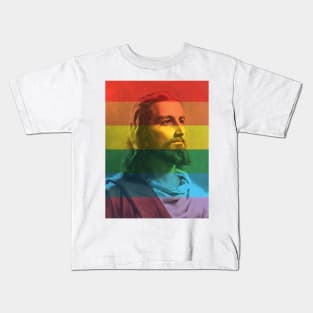 Gay Pride Jesus Kids T-Shirt